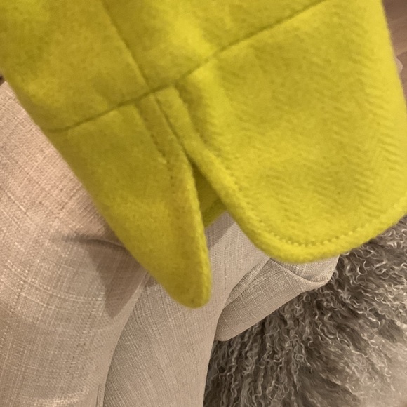 J. Crew Neon Acid Yellow Green Ecole Lightweight Wool Blogger Fav Blazer Chic - Picture 6 of 12